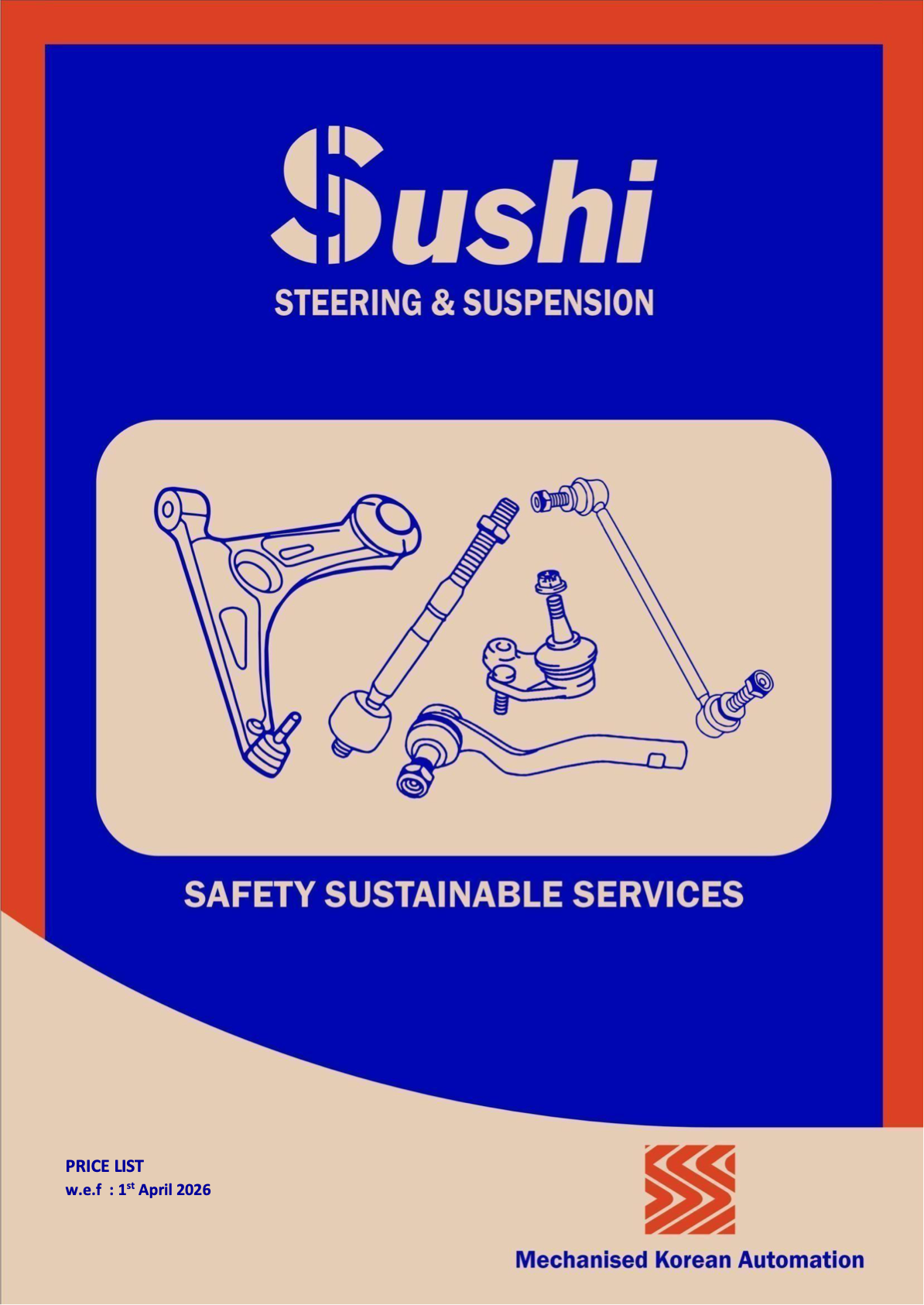 Complete Suspension Parts Catalogue cover